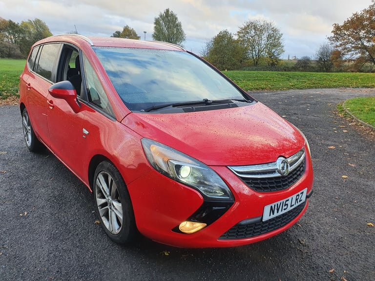 image for Vauxhall zafira tourer 2.0 cdti sri 2015 15 reg 7 seater 6 speed fsh mot 2026 runs great 