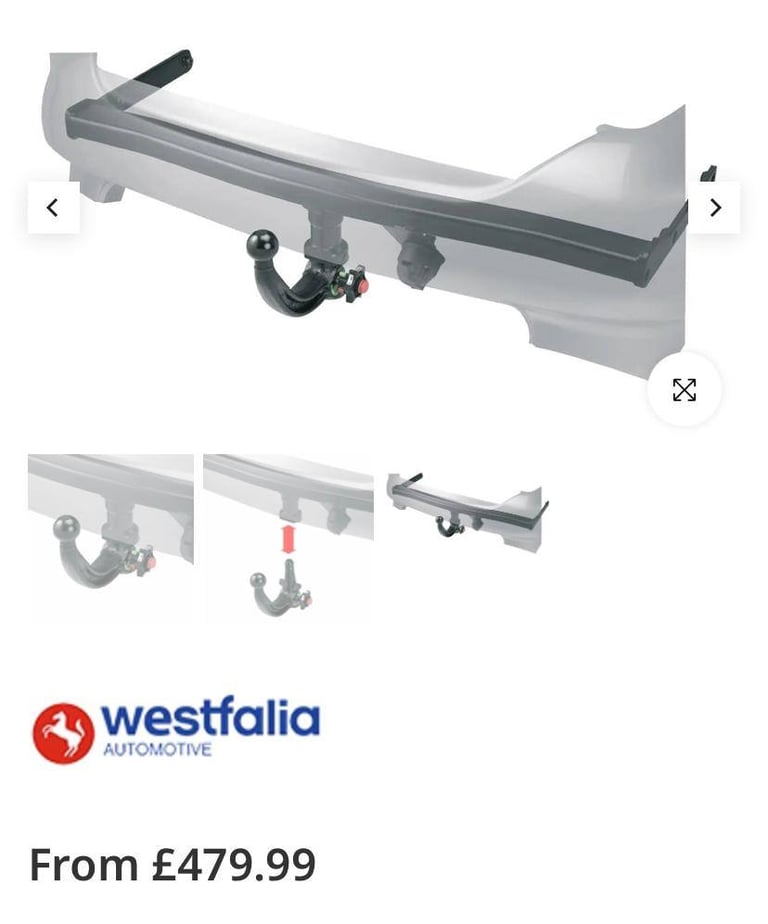 Tow bar Westfalia detachable swan neck for mercedes Benz C-class W204