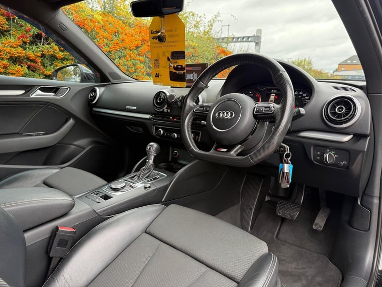 2016 Audi A3 2.0 TDI S line S Tronic quattro Euro 6 (s/s) 3dr (Nav) HATCHBACK Diesel Automatic