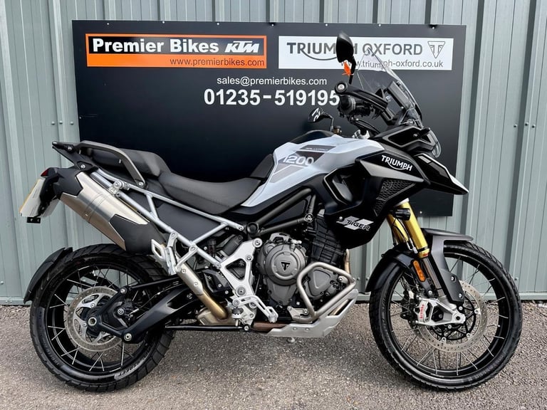 image for Triumph Tiger 1200 Rally Pro 2022/72 in White Motorcycle 