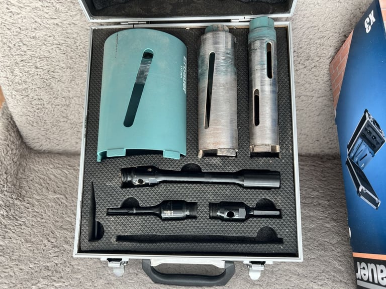 Erbauer Diamond Core drill kit (used once) for sale.