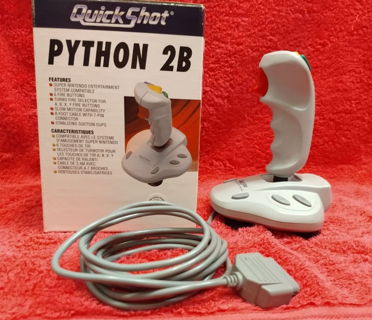 Nintendo SNES Joystick – Quickshot Python 2B (QS-197) - BOXED