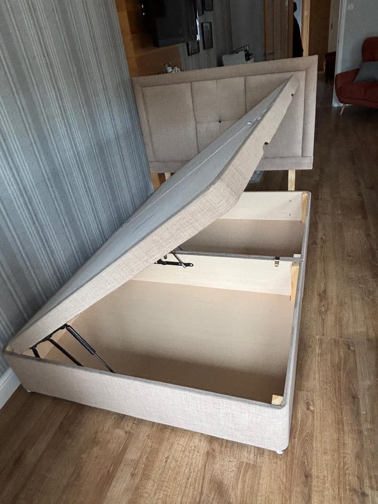Double bed with mattress 
