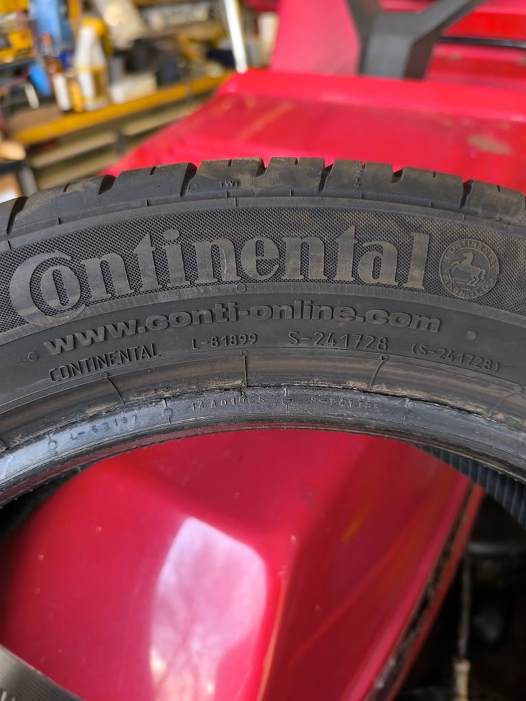 2 x Continental 195/50 R16 - Part worn