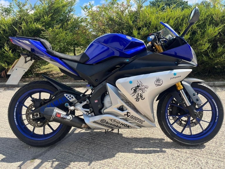 2016 16 YAMAHA YZF R125 ABS YZFR125 LEARNER LEGAL 125 CBT SPORTS BIKE YZF R 125