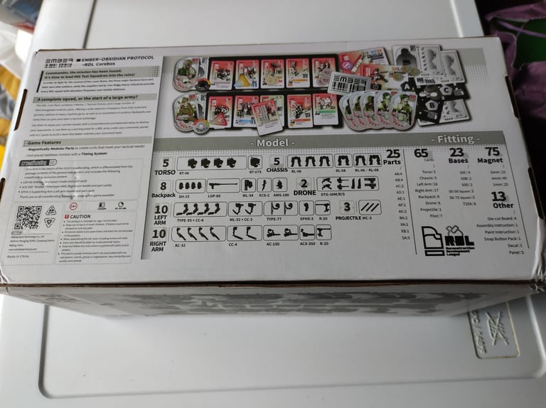 Ember obsidian protocol tabletop war game Rdl core box crowdfunding ...