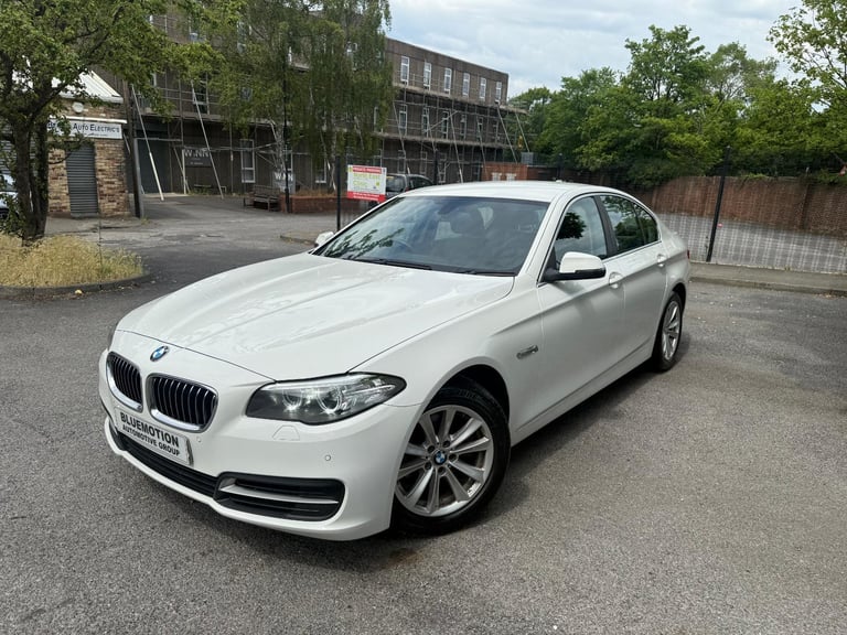 ✿2015/65 BMW 5 Series 520d [190] SE 4dr Step Auto, White ✿FSH ✿ONE OWNER✿