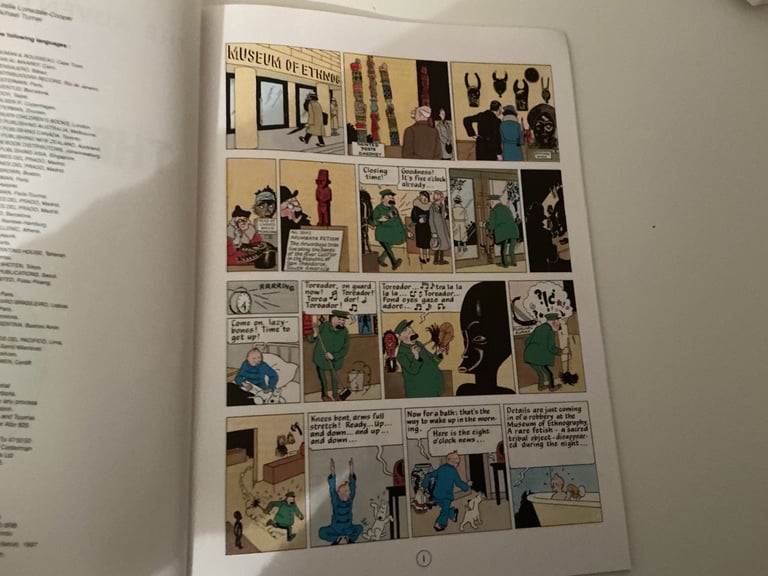 TINTIN ADVENTURES. THE BROKEN EAR.