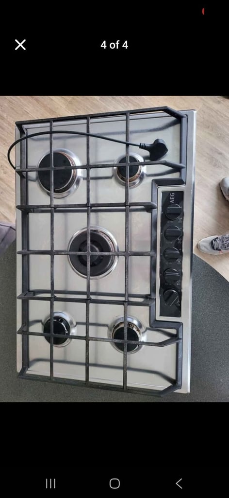Aeg 5 burner gas hob
