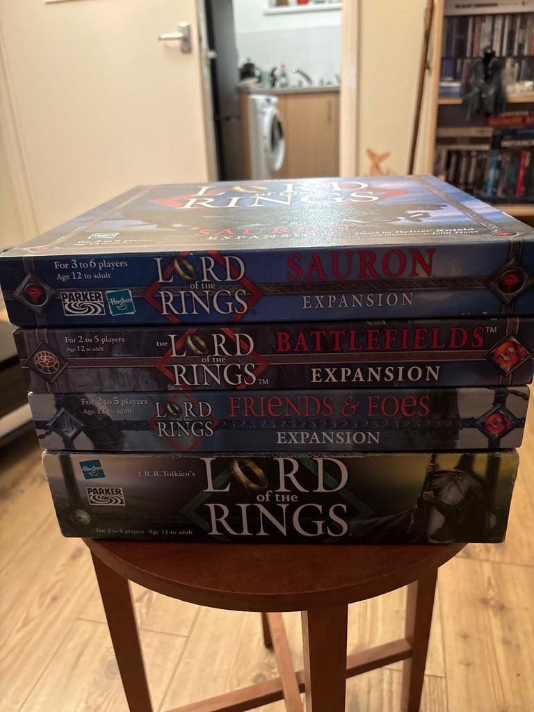 Hasbro Lord of the Rings board game Reiner Knizia & Expansions