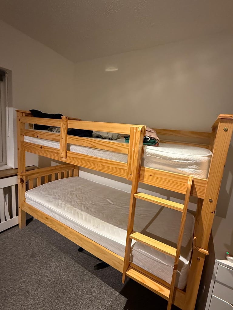 Bunk beds and mattresses 