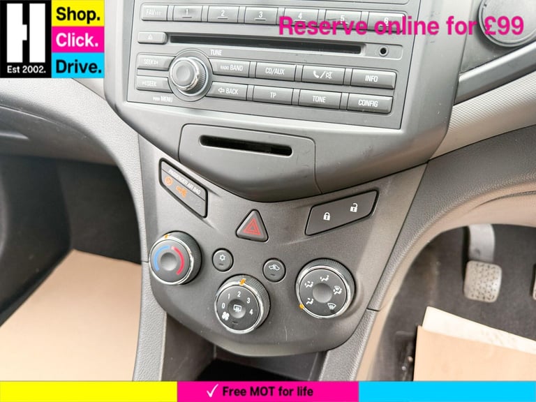 2012 Chevrolet Aveo 1.2 LS Hatchback 5dr Petrol Manual Euro 5 (s/s) (86 ps) HATCHBACK Petrol Manual