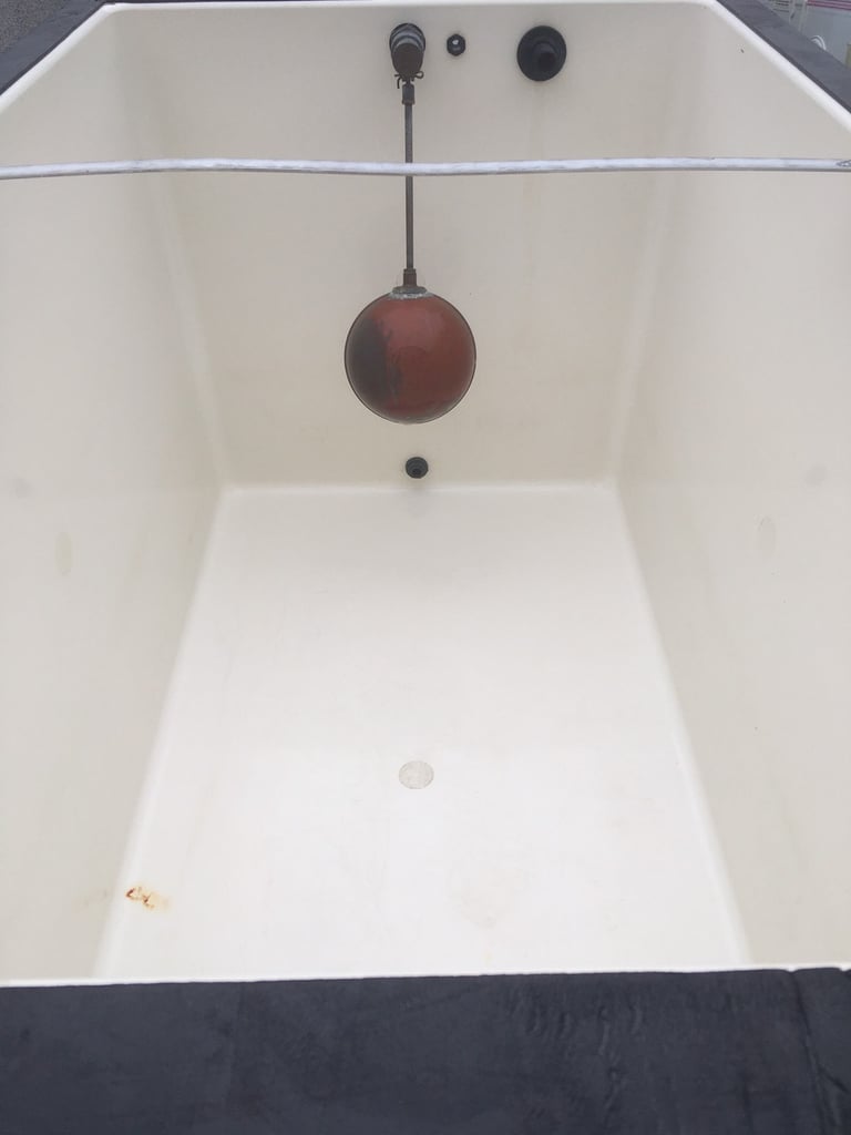 Large water tank GRP fibreglass 1000L fresh water 
