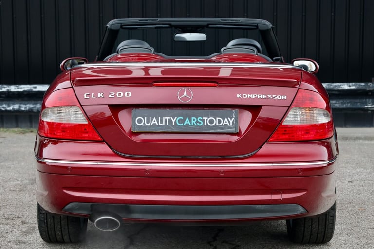 2009 Mercedes CLK 200K Automatic AMG Sport Convertible * Thulite Red + ULEZ *