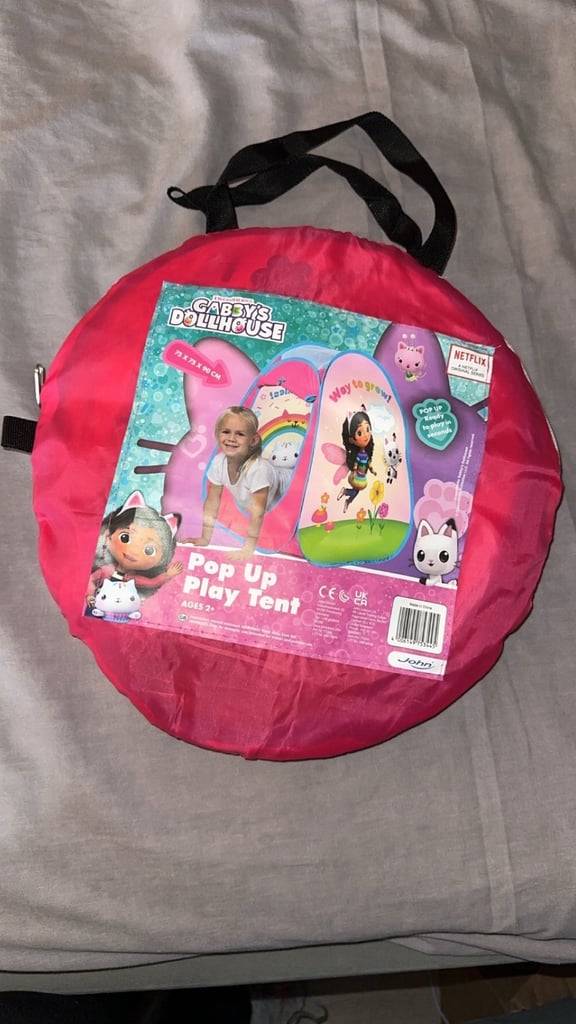 image for Kids Gabby Dollhouse Pop Up Tent