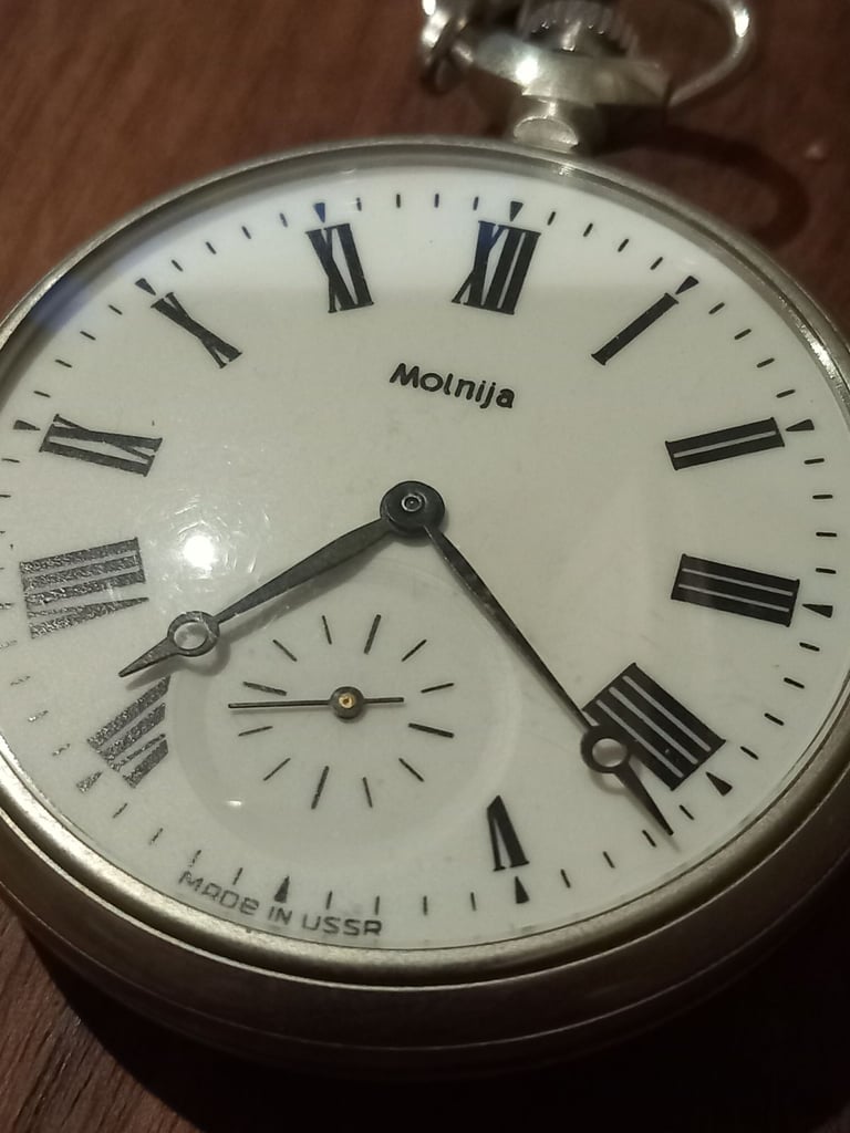 Original USSR Pocket Watch - Unique Time Piece