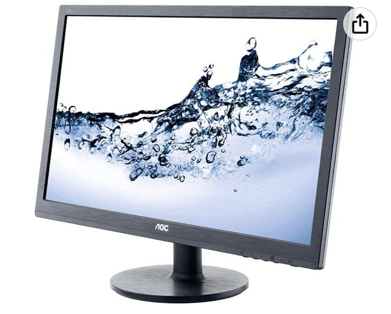 Monitor 24Inch Widescreen AOC  FHD IPS LED,Like New Boxed 