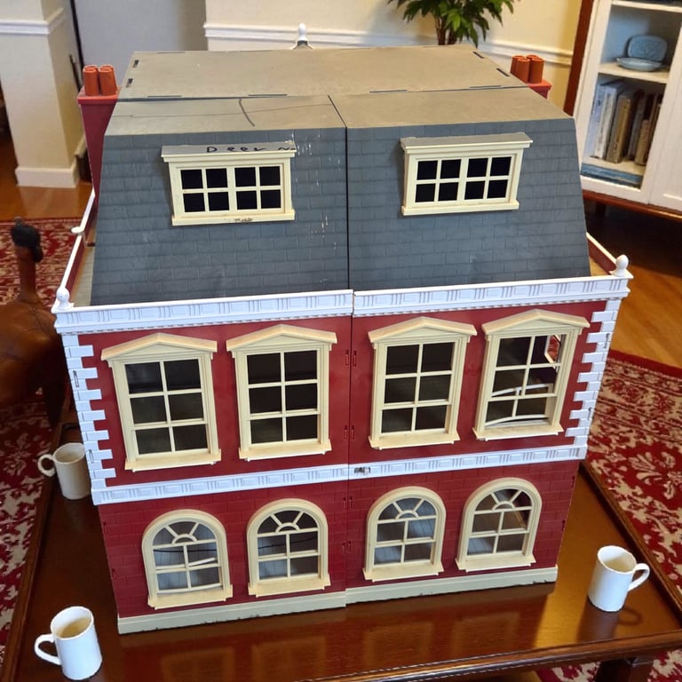 Sylvanian Families Dolls House 🐰 Large Red Brick Mansion | Used Condition | Pick Up Rutherglen G73