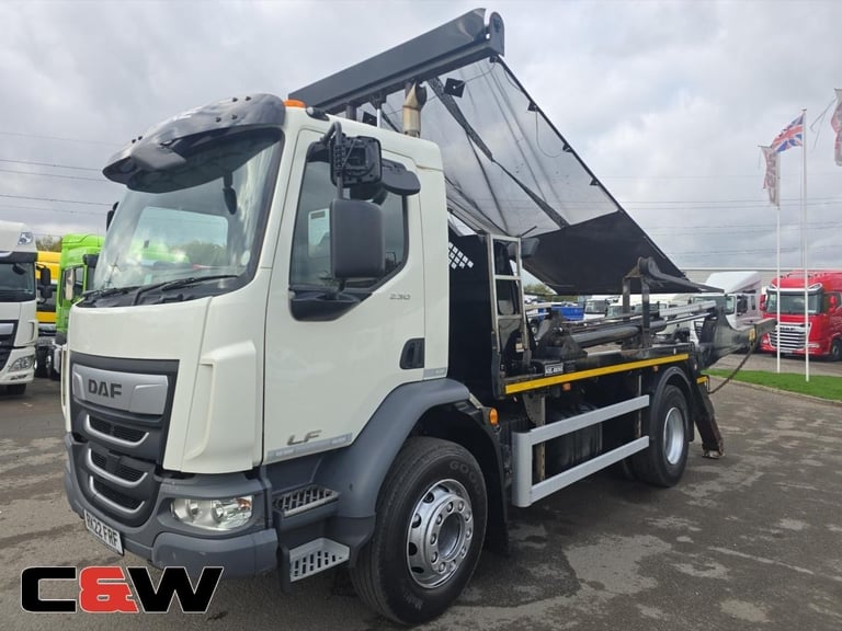 2022 (22) DAF FA LF 230 18T 4x2 Skip Loader - 147,000KMS