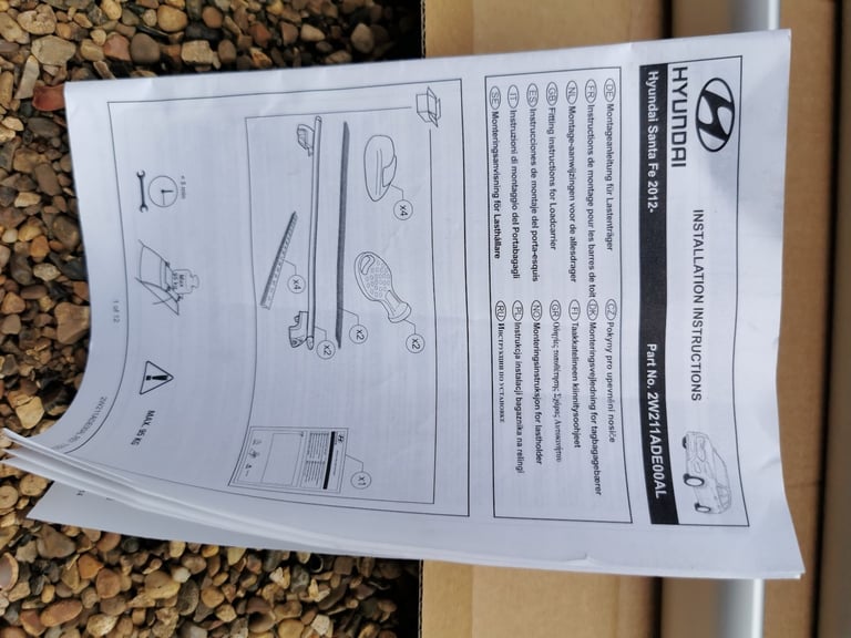 Hyundai Santa fe roofbars
