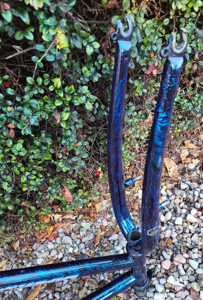 Diamond Back Ascent retro 1990s mountain bike frame and forks.