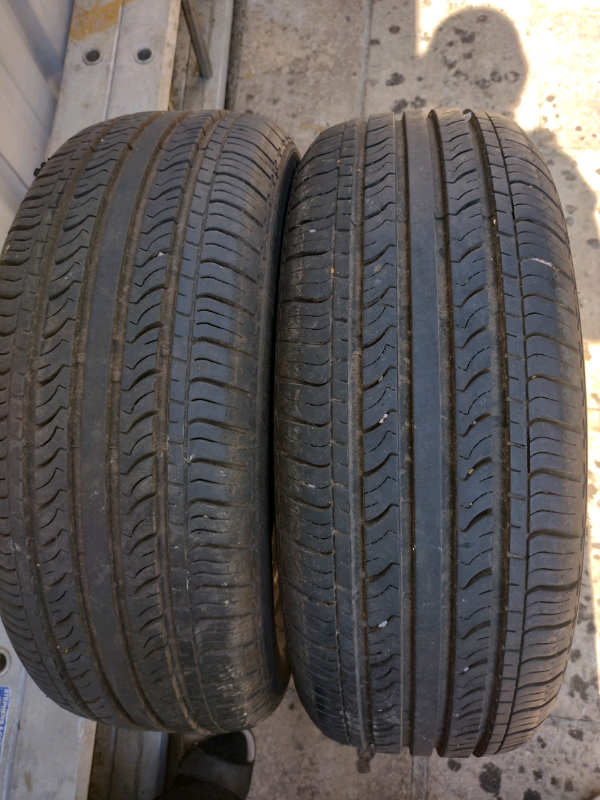 Set of 4 Little Used Radial Tyres, Standard Rim, Tubeless, see below!
