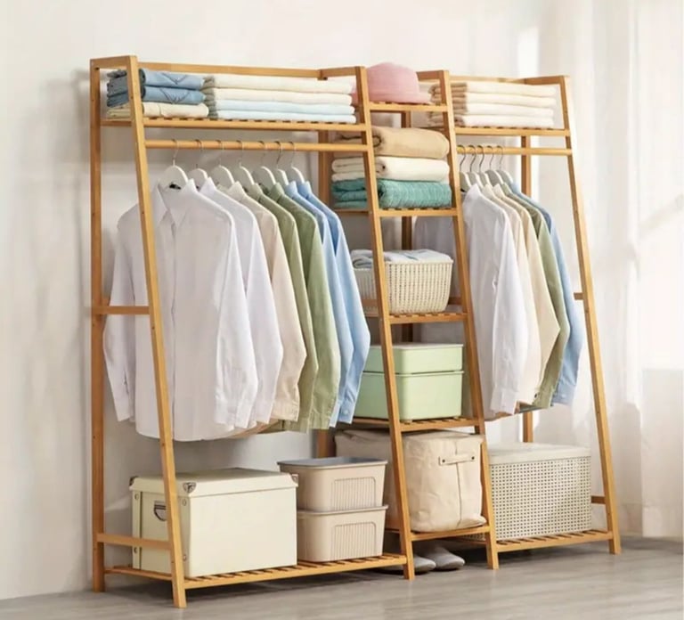 image for Clothing Rack Wooden 