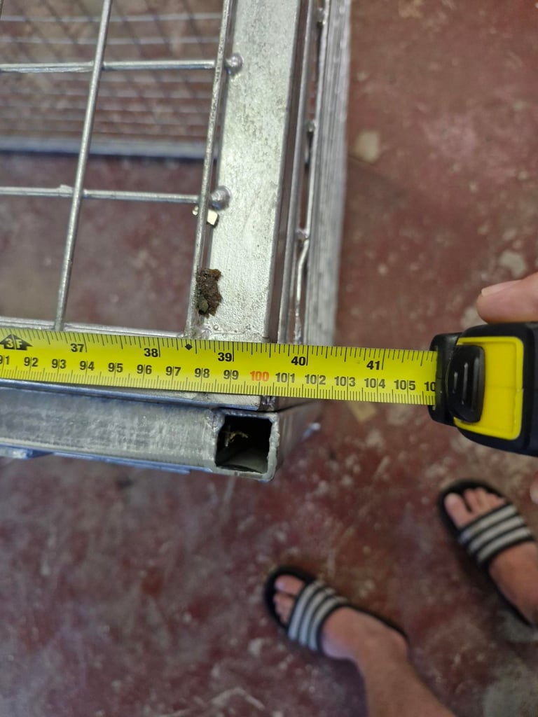 Gas Bottle Storage Cage