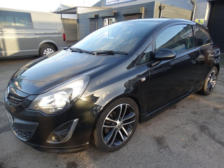 2014 Vauxhall Corsa 1.4T Black Edition 3dr HATCHBACK PETROL Manual