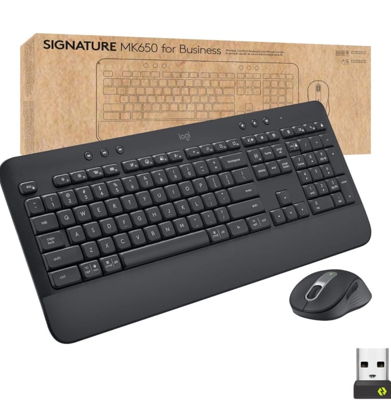 Logitech Signature MK650 Combo for Business, Wireless Mouse and Keyboard