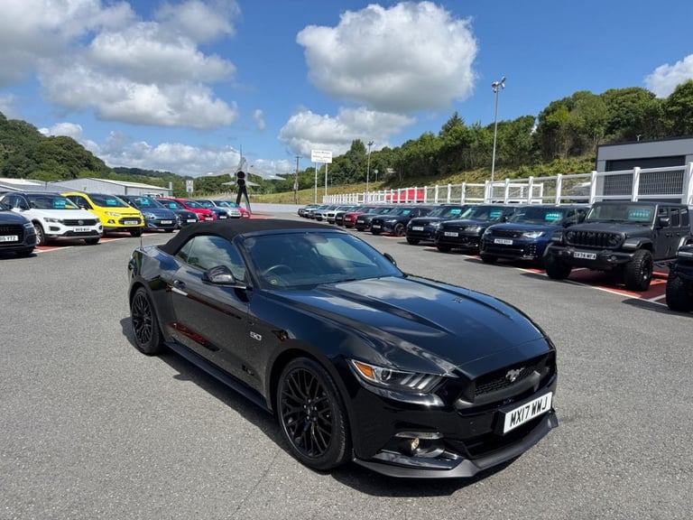 2017 17 FORD MUSTANG 5.0 V8 GT CONVERTIBLE 2DR PETROL SELSHIFT EURO 6 (416 BHP)