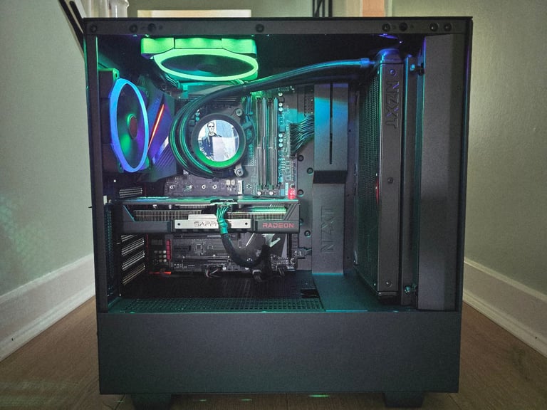 Stunning Ryzen 9 Gaming PC, 9060XT 16GB, 64GB, 3TB, Wifi, BT, Win 11, Warranty #usedpriceperformance