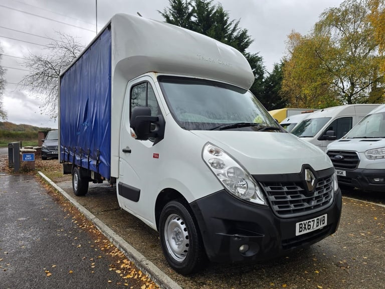 2017 Renault Master 2.3 DCI 145 LUTON CURTAIN SIDE TAIL LIFT CHASSIS CAB Diesel Manual