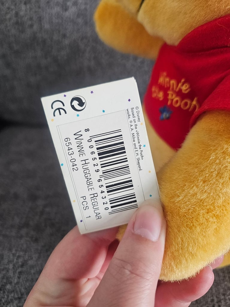 Disney Winnie the Pooh soft toy plush teddy new with tags