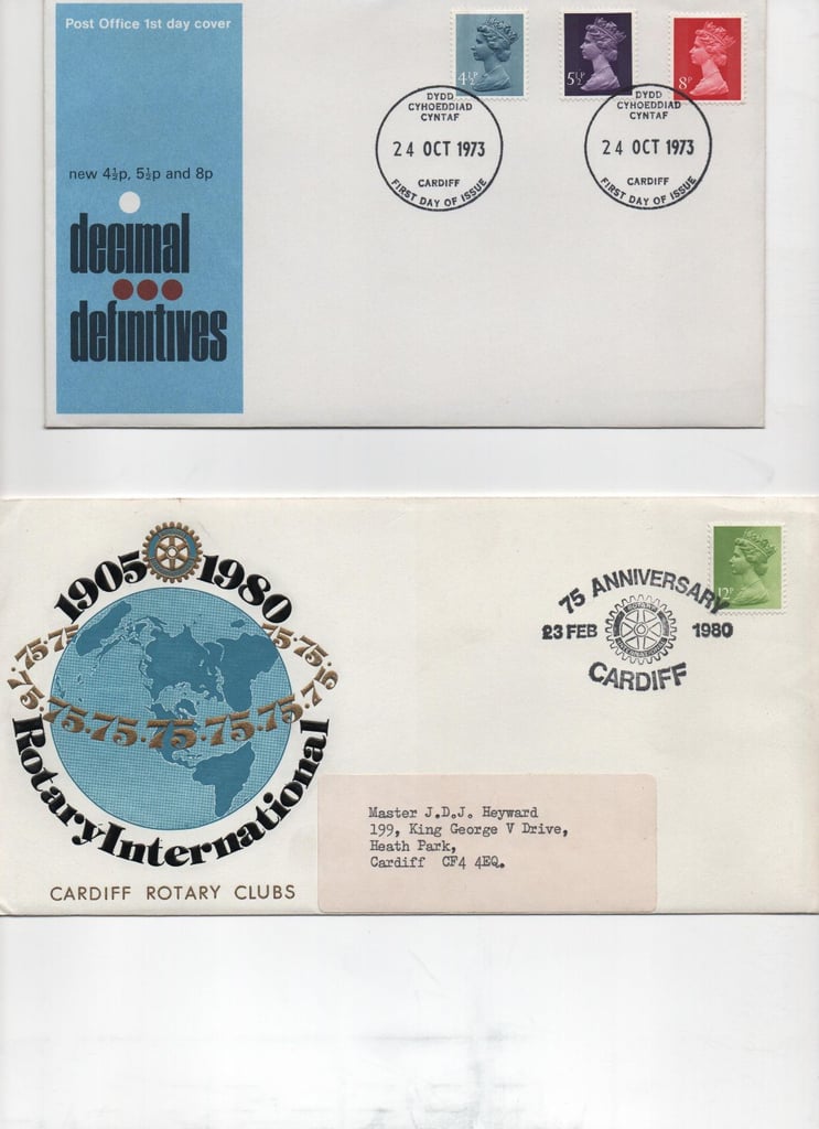 120 Wales first day covers