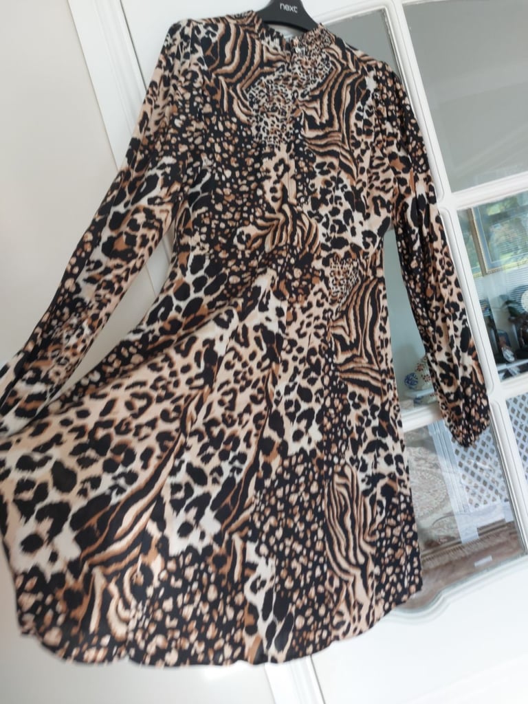 Ladies Dress animal print size 12