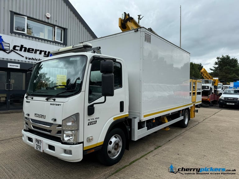 2017 Isuzu N75.150 Euro 6 Automatic Access Platform Cherry Picker + Workshop