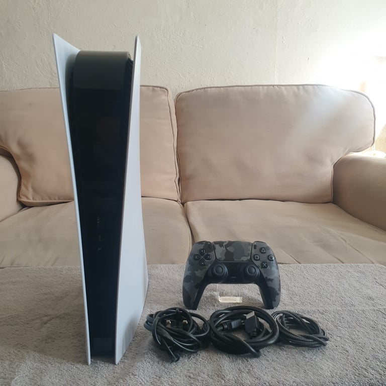 image for PS5 Digital Edition - Excellent Condition, Game, Controller, Cables