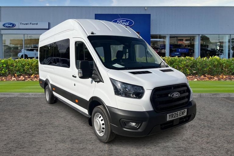 2025 Ford Transit 460 Leader L4 H3 ELWB High Roof 17 Seat Minibus RWD 2.0 EcoBlue 165ps, FRON Min...