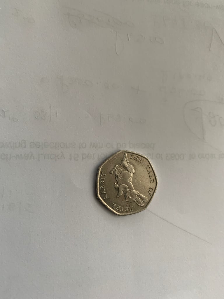 50p Coin Tales of Peter Rabbit