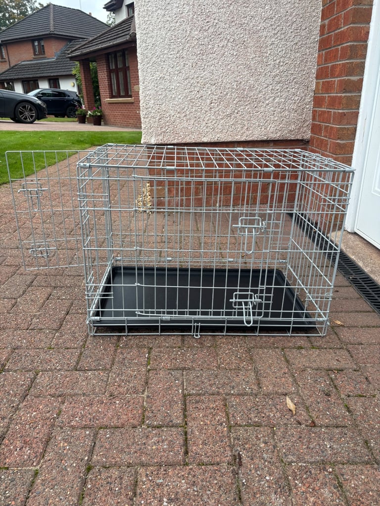 Grey pets at home dog crate 