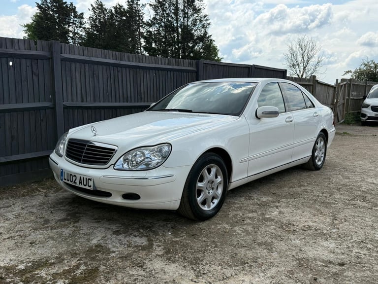 2002 Mercedes-Benz S-Class S320 4dr Auto VERY LOW MILES + IMPORT + 1 OWNER + CLEAN CAR Saloon Pet...