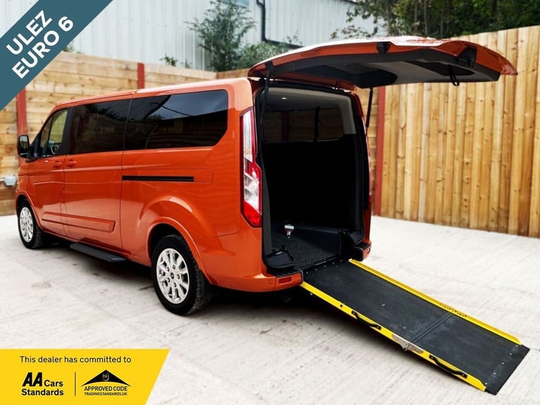 image for 2020 Ford Tourneo Custom L2 LWB 6 Seat Auto Wheelchair Accessible Disabled Access Vehicle WAV MPV...