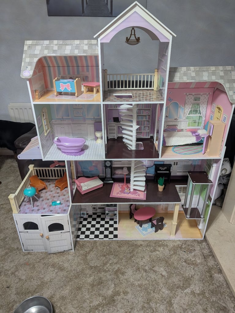 Wooden dolls house