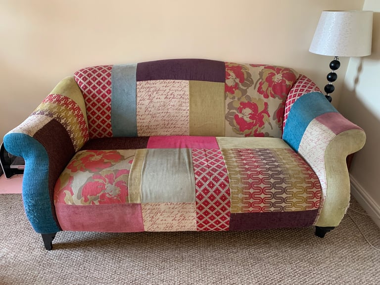 image for DFS Patchwork 2 seater sofa