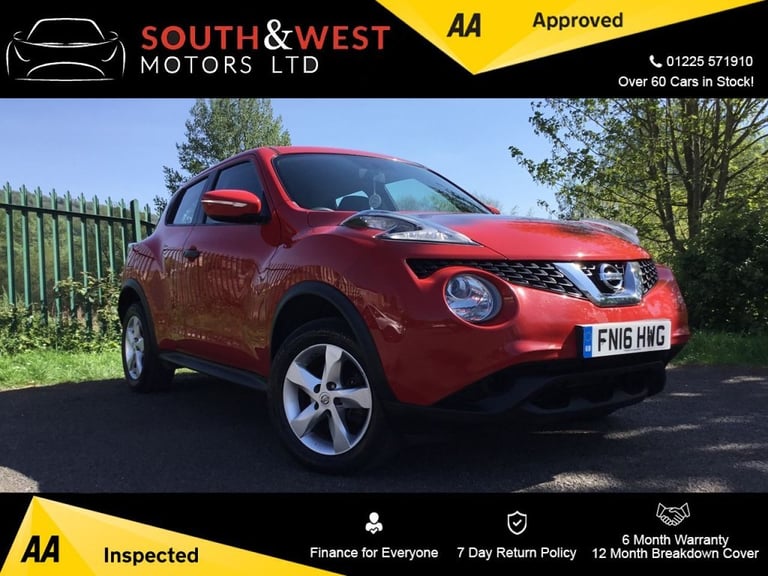 2016 Nissan Juke 1.5 dCi Visia SUV 5dr Diesel Manual Euro 6 (s/s) (110 ps) HATCHBACK Diesel Manual