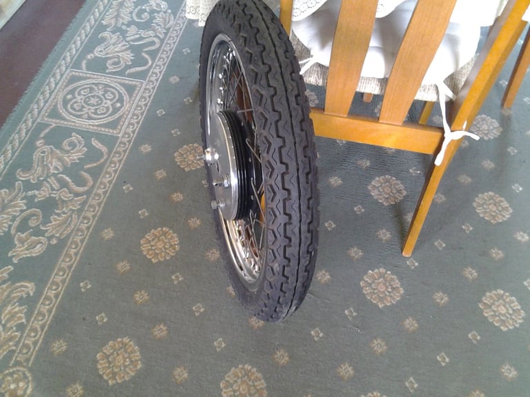 BSA Goldstar Front Wheel WMI Akront Stainless Spokes