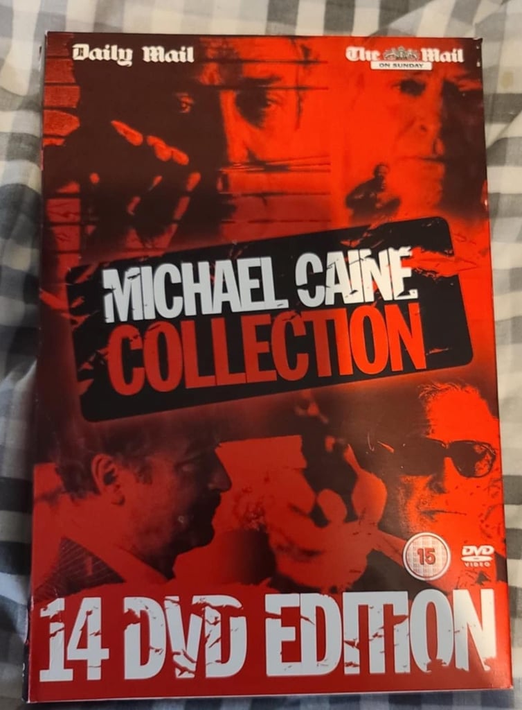 image for Michael Caine DVD Promo A 14 Disc Set Collection The Mail Inc Water Rare Set
