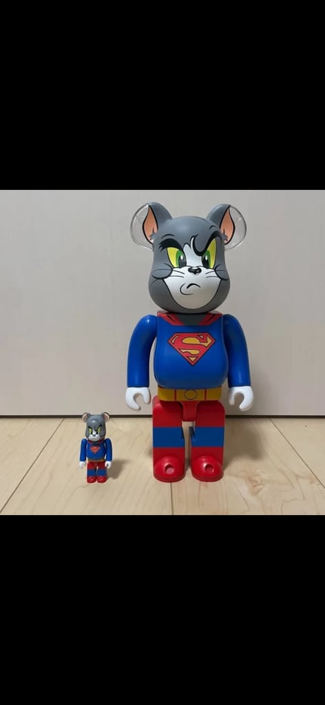 Tom and jerry superman bearbrick