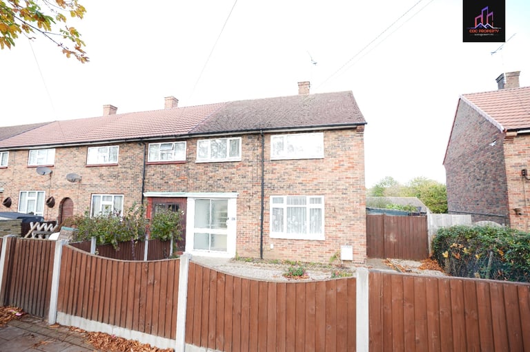 3 Bedroom End of Terrace house in North Hill Drive, Harold Hill, Romford RM3